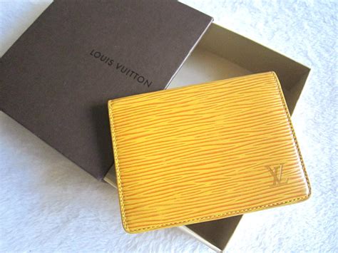 louis vuitton porte cartes epi leather|louis vuitton epi leather wallet.